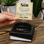 To My Son – Stand Tall Bracelet