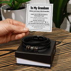 To My Grandson – Believe Deep Bracelet