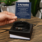 To My Grandson – Never Lose Bracelet