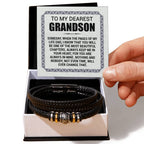 To My Grandson – Pages of My Life Bracelet