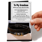 To My Grandson – Believe Deep Bracelet