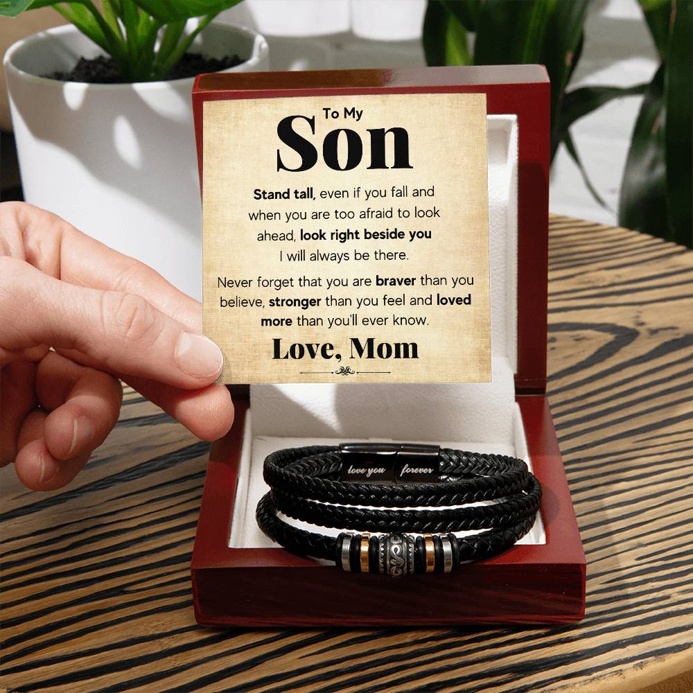 To My Son – Stand Tall Bracelet