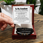 To My Grandson – Believe Deep Bracelet