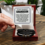 To My Grandson – Pages of My Life Bracelet