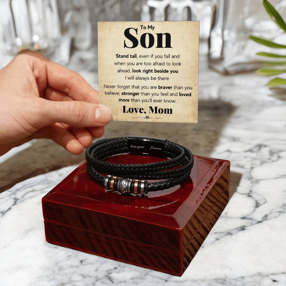 To My Son – Stand Tall Bracelet