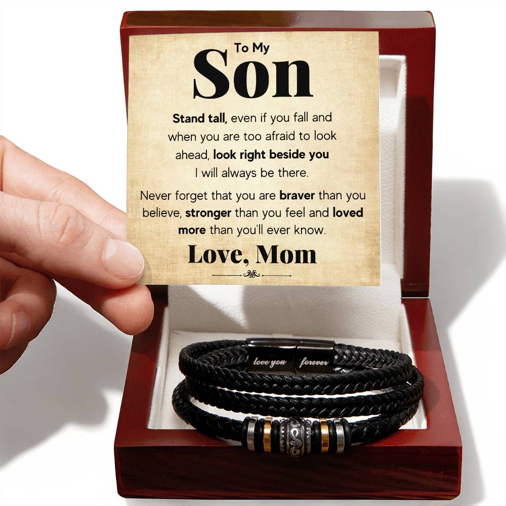 To My Son – Stand Tall Bracelet