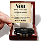 To My Son – Stand Tall Bracelet