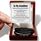 To My Grandson – Believe Deep Bracelet