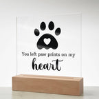 Pawprints on My Heart – Keepsake Plaque Set