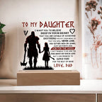 To My Daughter – Skies Plaque