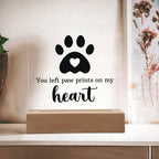Pawprints on My Heart – Keepsake Plaque Set