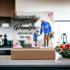 To My Grandpa – Square Plaque