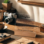 To My Daughter – Chapters Square Plaque