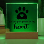 Pawprints on My Heart – Keepsake Plaque Set