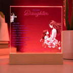 To My Daughter – Best Friend Keepsake Plaque Set