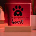 Pawprints on My Heart – Keepsake Plaque Set