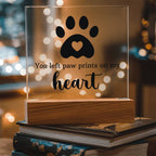 Pawprints on My Heart – Keepsake Plaque Set