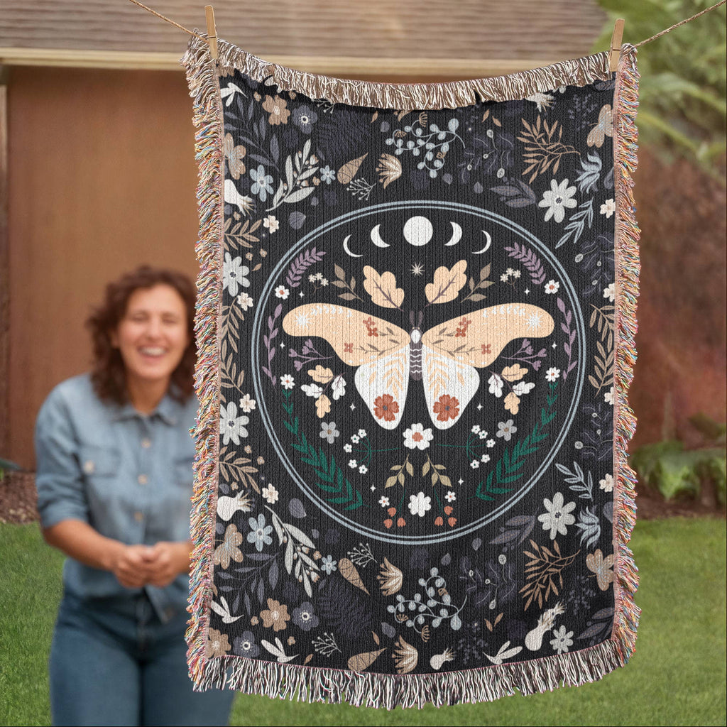 Bohemian Butterfly – Woven Blanket