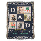 Best Dad Ever – Woven Blanket