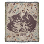 Snuggling Kitties – Woven Blanket