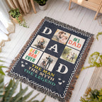 Best Dad Ever – Woven Blanket
