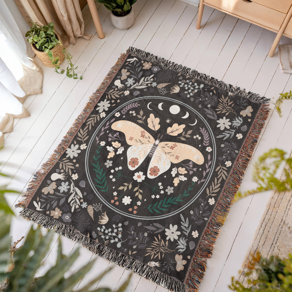 Bohemian Butterfly – Woven Blanket