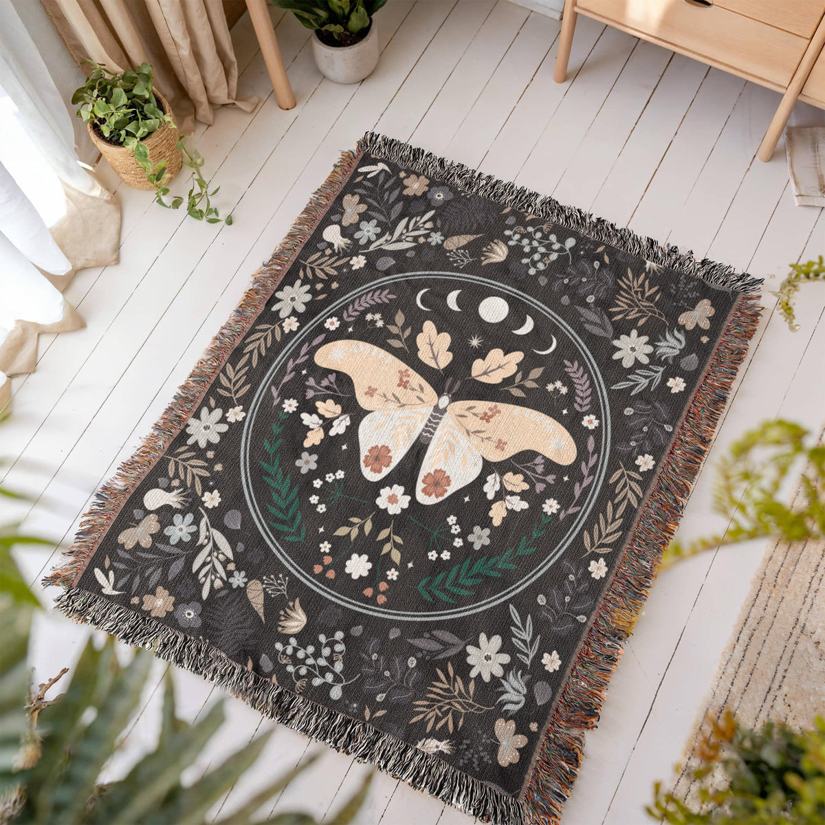 Bohemian Butterfly – Woven Blanket