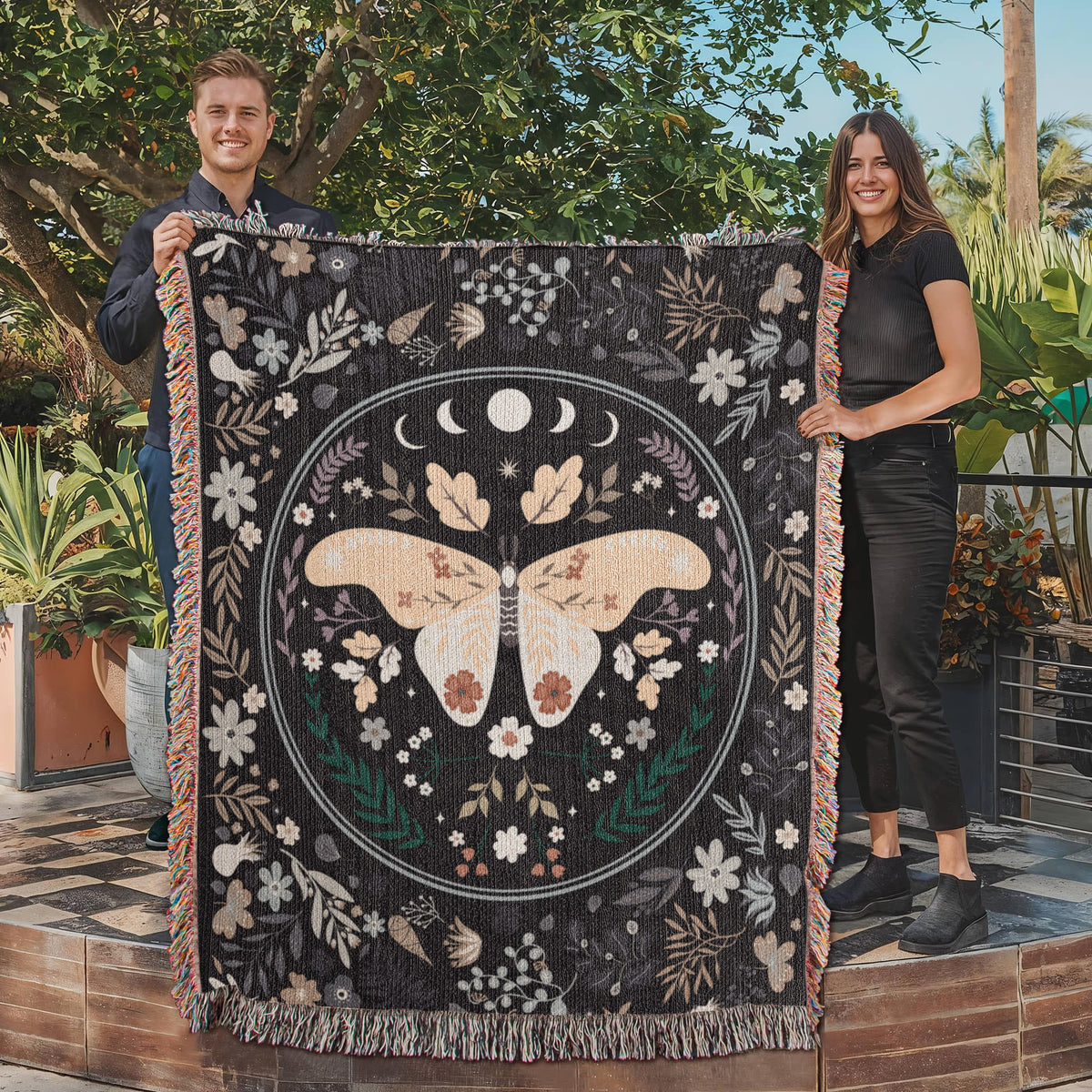 Bohemian Butterfly – Woven Blanket
