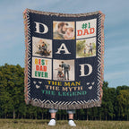 Best Dad Ever – Woven Blanket