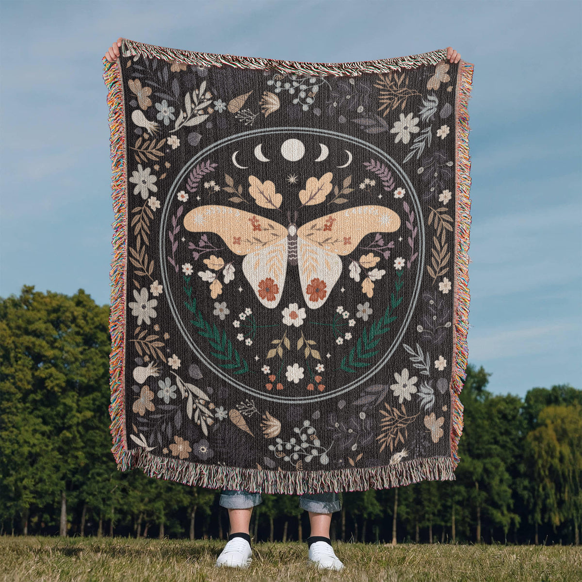 Bohemian Butterfly – Woven Blanket