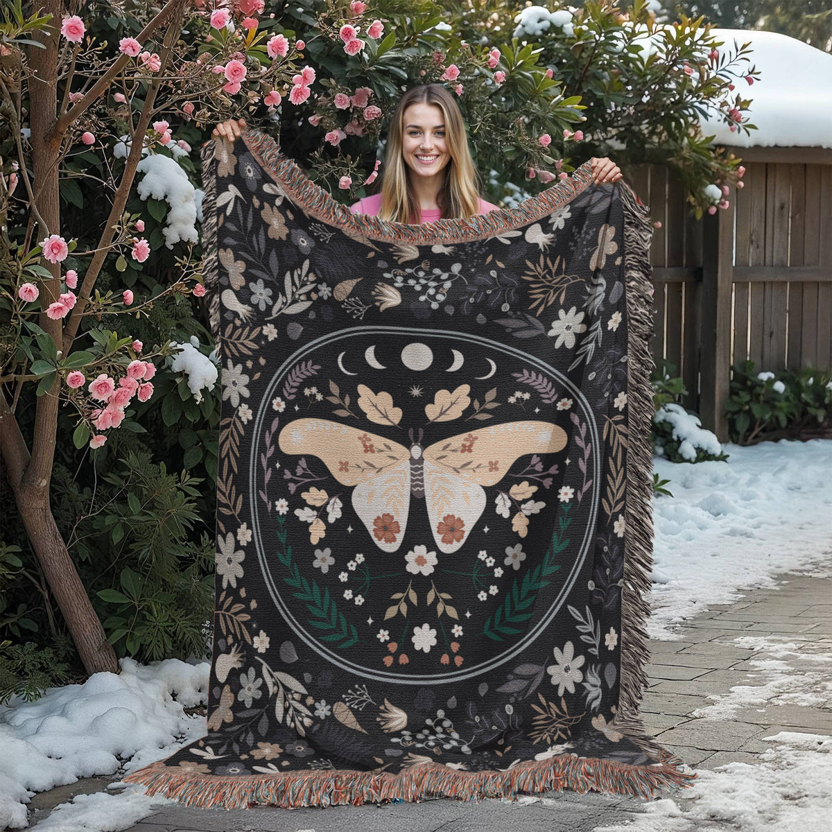 Bohemian Butterfly – Woven Blanket