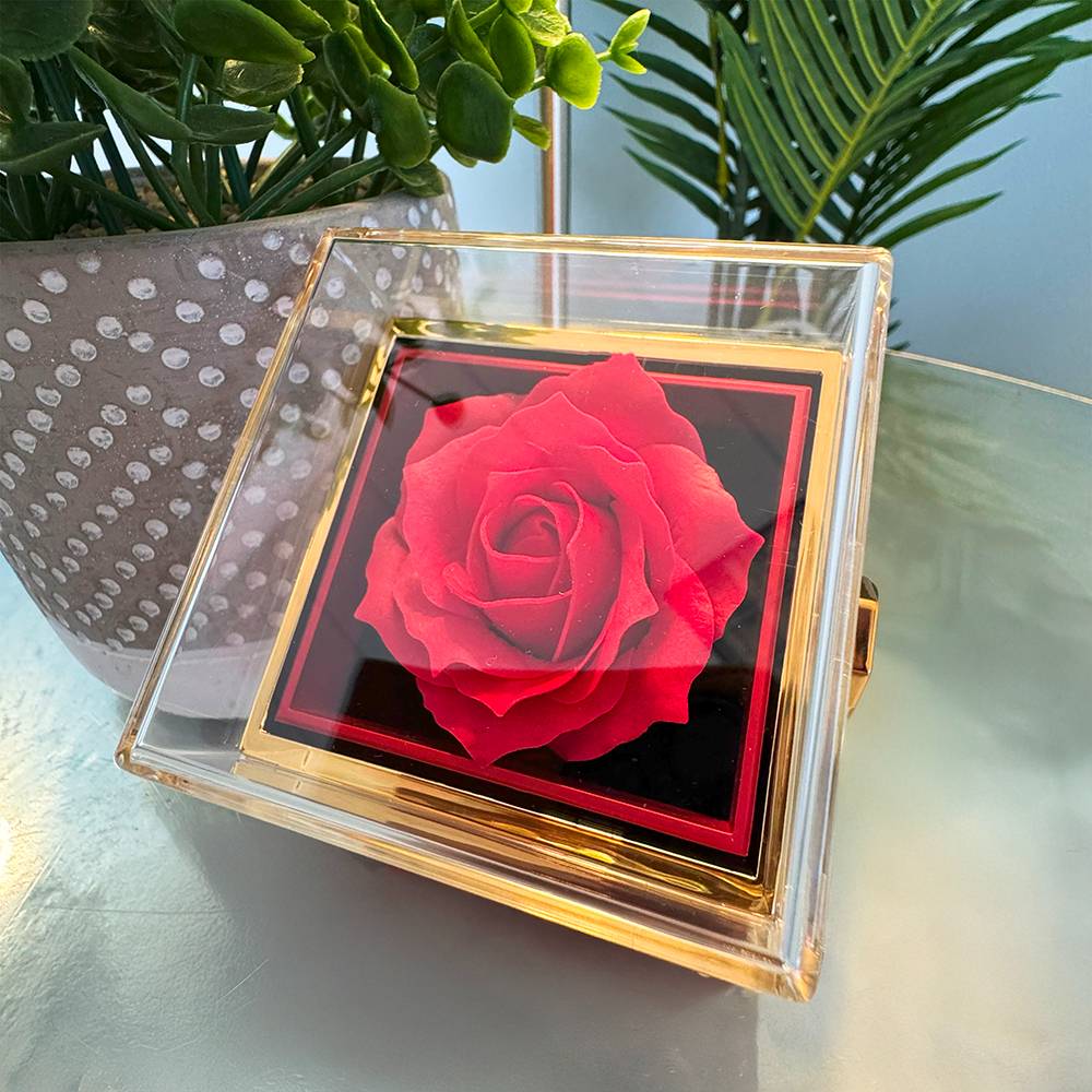 To My Daughter – Braver Name Necklace with Rose Box