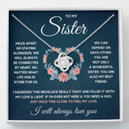To My Sister – Love Knot Necklace